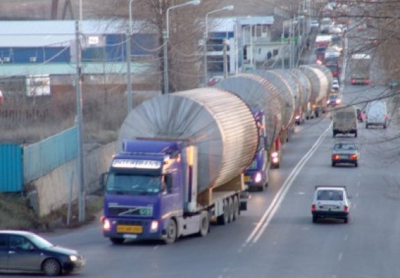 Transporturi agabaritice pe Centura Bucureşti - DN4 - Olteniţa